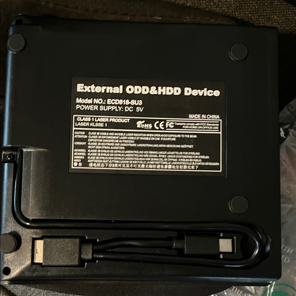 External CD/DVD Drive - Picture 2 of 11